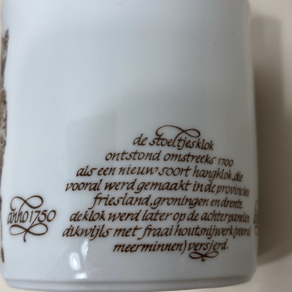 Mitterteich Porzellan Demitasse Replacement Cup Antique Clock Pattern #1 Bavaria - Picture 7 of 9